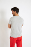 T-shirt à manches courtes gris TSMC BRODFLAG