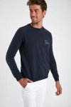 Sweatshirt marine en coton Océan MELVINOCEA DICTIO