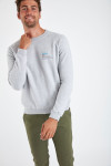 Sweatshirt gris chiné en coton Océan MELVINOCEA DICTIO