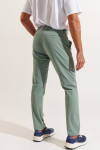Pantalon stretch vert SERGE LESCADA