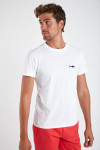 T-shirt blanc en coton requin YANN SHARK