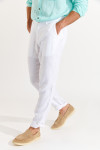 Pantalon blanc CHINO LINDYE