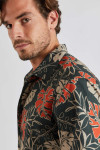 Chemise à manches courtes tropicale Stefano Lavagna