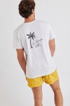 T-shirt Blanc Yann Palmtree