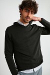 Sweatshirt noir VOLIO ALASSIO