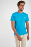 T-shirt manches courtes Bleu Lagon écusson TSMC UNICALA