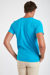 T-shirt manches courtes Bleu Lagon écusson TSMC UNICALA