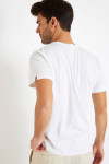 T-shirt blanc en coton - Méditerranéen YANNMED DICTIO