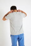 T-shirt gris en coton - Sud YANNSUD DICTIO