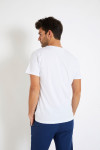 T-shirt blanc en coton - riviera d.n.a YANN MOOREA