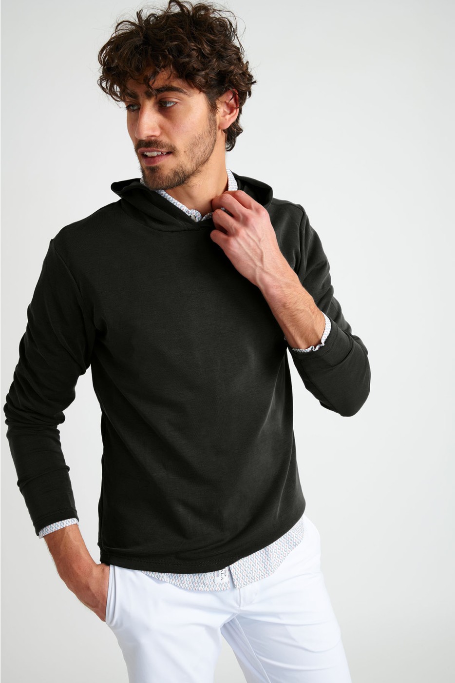 Sweatshirt noir VOLIO ALASSIO