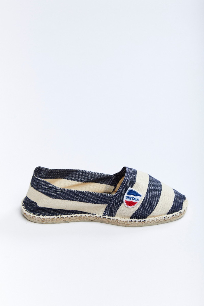 Espadrilles classique rayé marine et blanc CLASSIQUE GOLFO