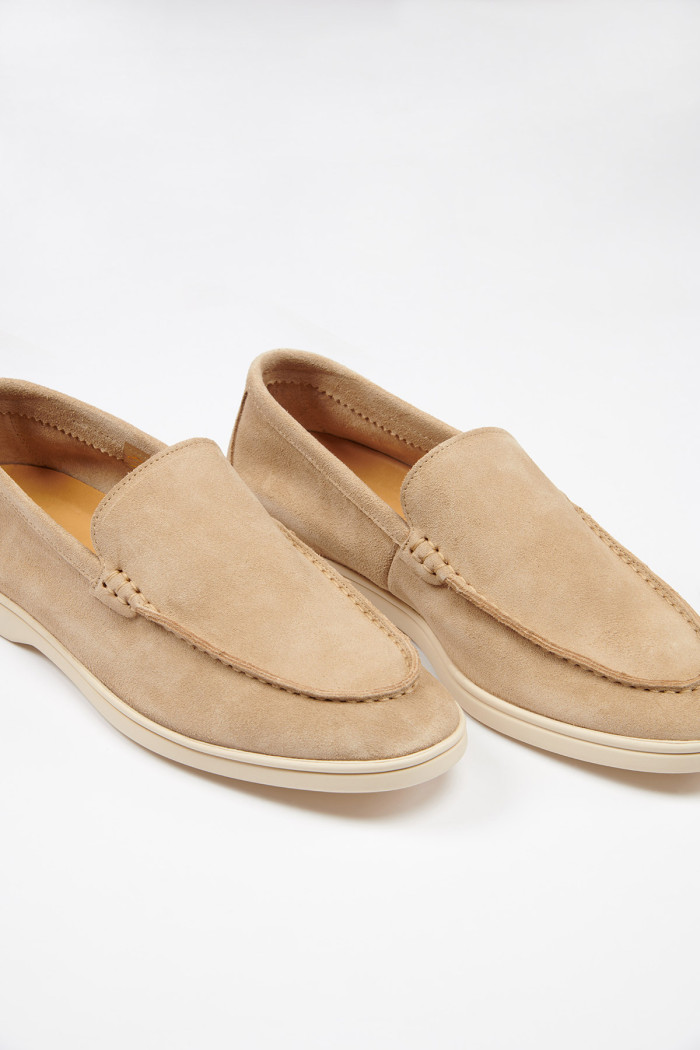 Mocassin en cuir beige RIMINI HARBOR