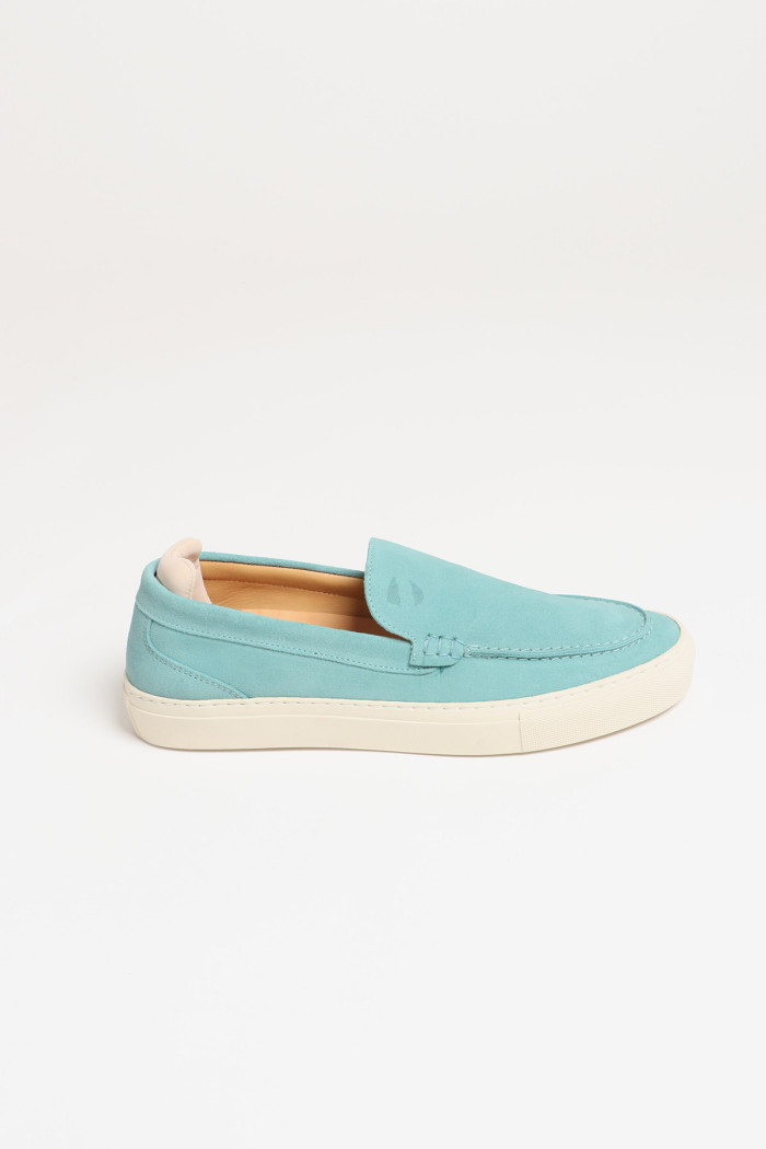 Espadrilles en cuir eaux LEON MARINELLA