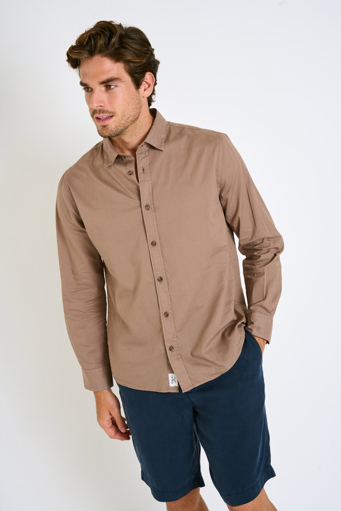 Chemise taupe ALAIN BONASSOLA