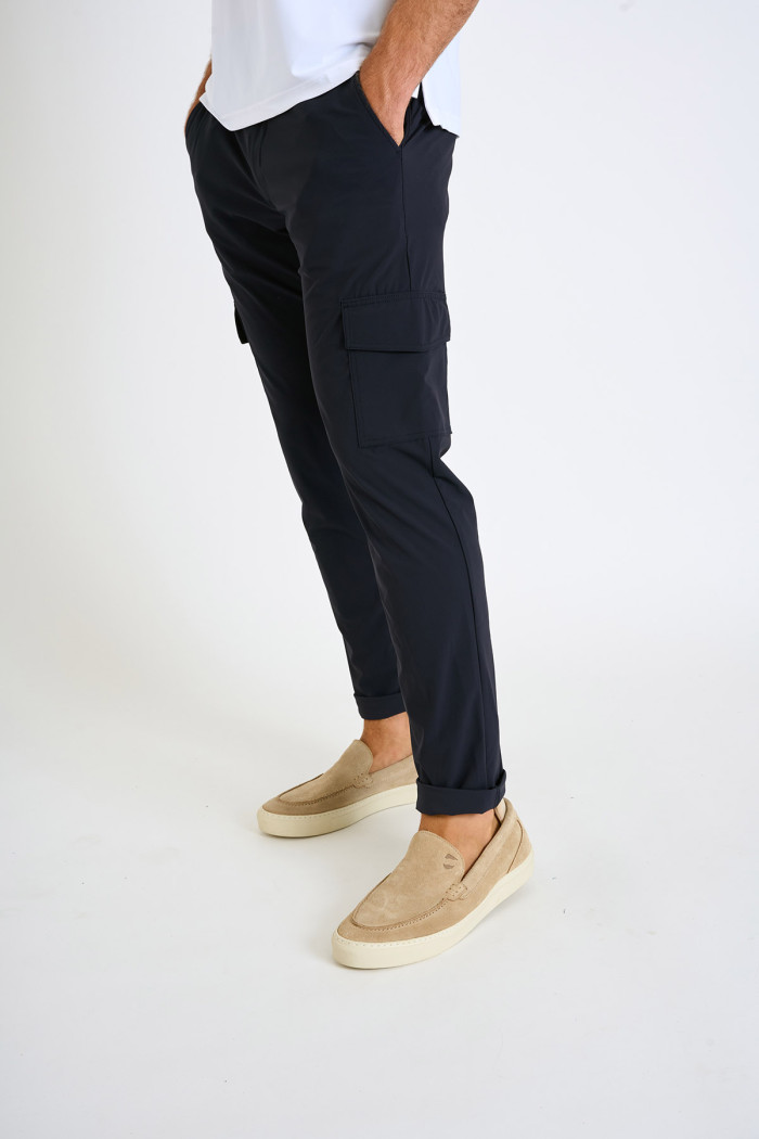 Pantalon bleu marine stretch CONOR LESCADA