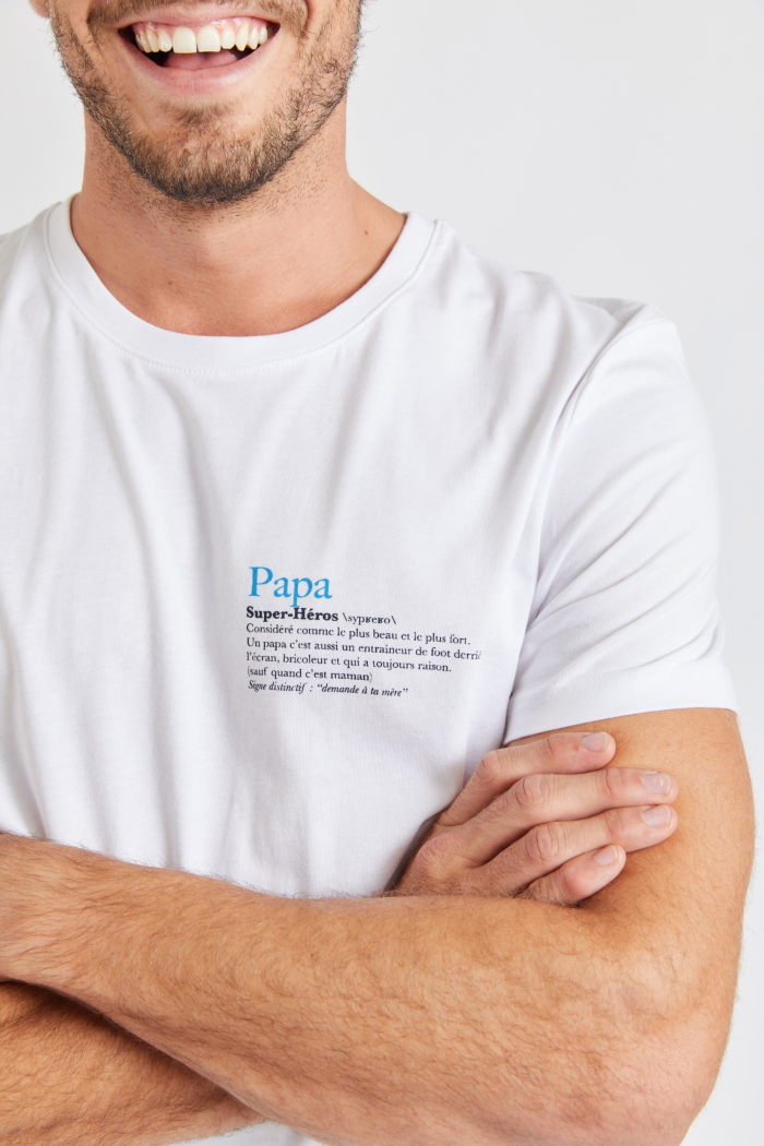 T-shirt Blanc Yannpap Dictio