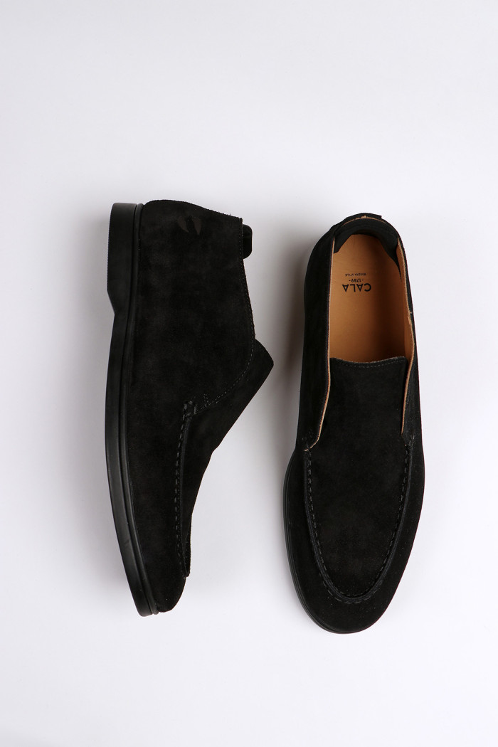 Boots en daim noires DAVE TARAMO
