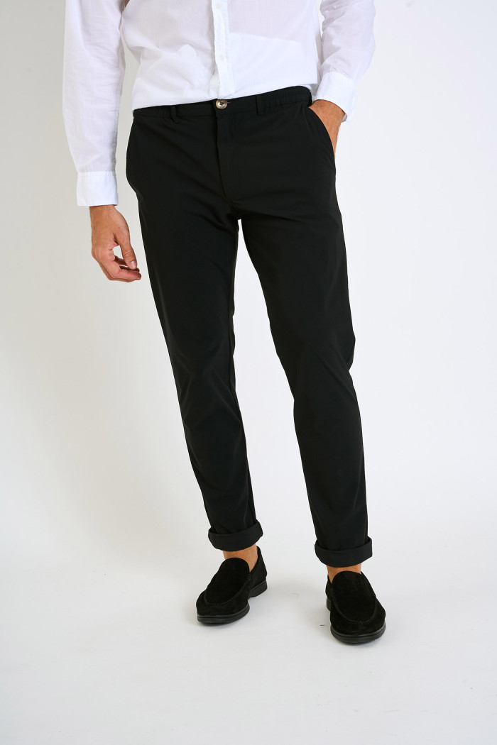 Pantalon Noir Serge Lescada