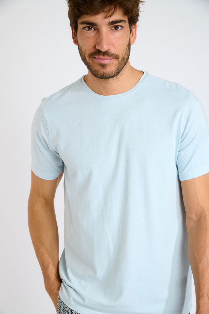 T-shirt bleu azur FILIPO TERZO