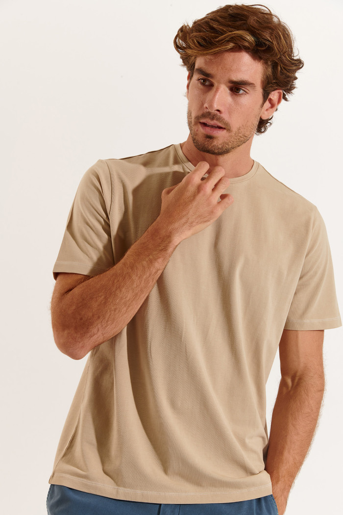 T-shirt beige FILIPO TERZO