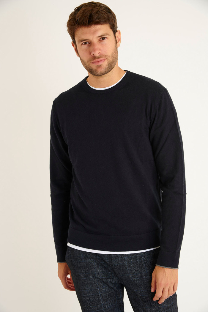 PULL EN MAILLE MARINE LORIS MONZA