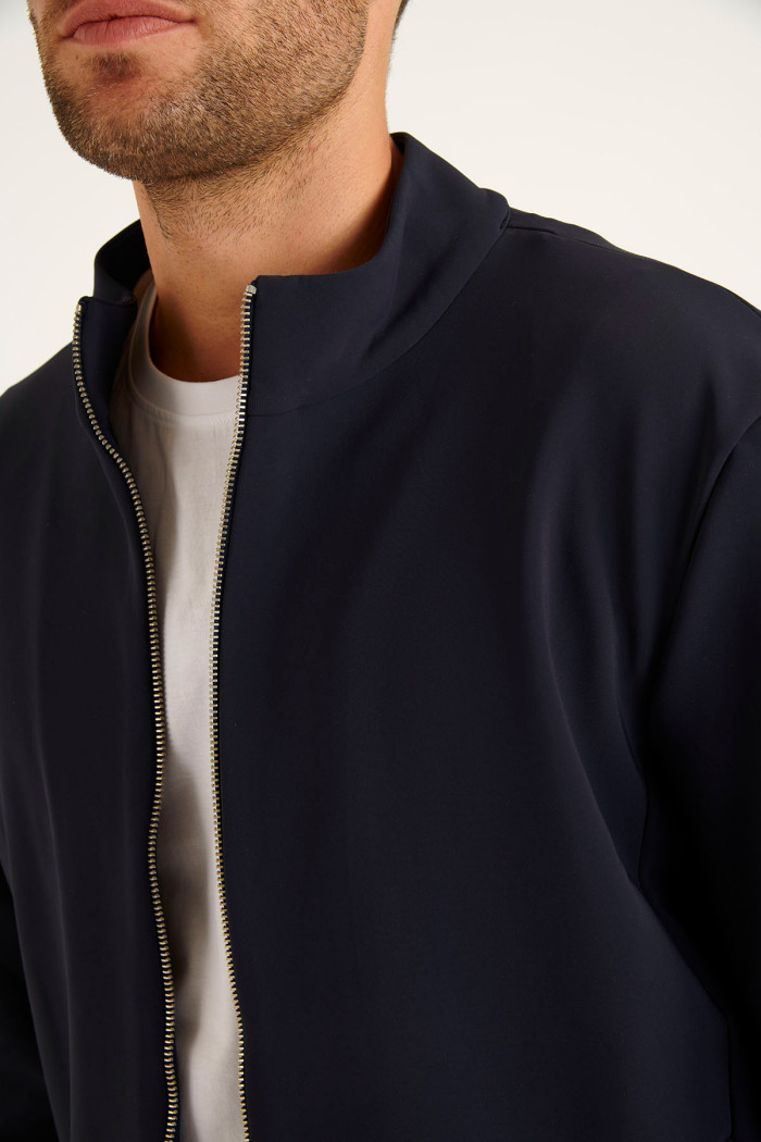 VESTE ZIPPEE MARINE LUC MEGEVE