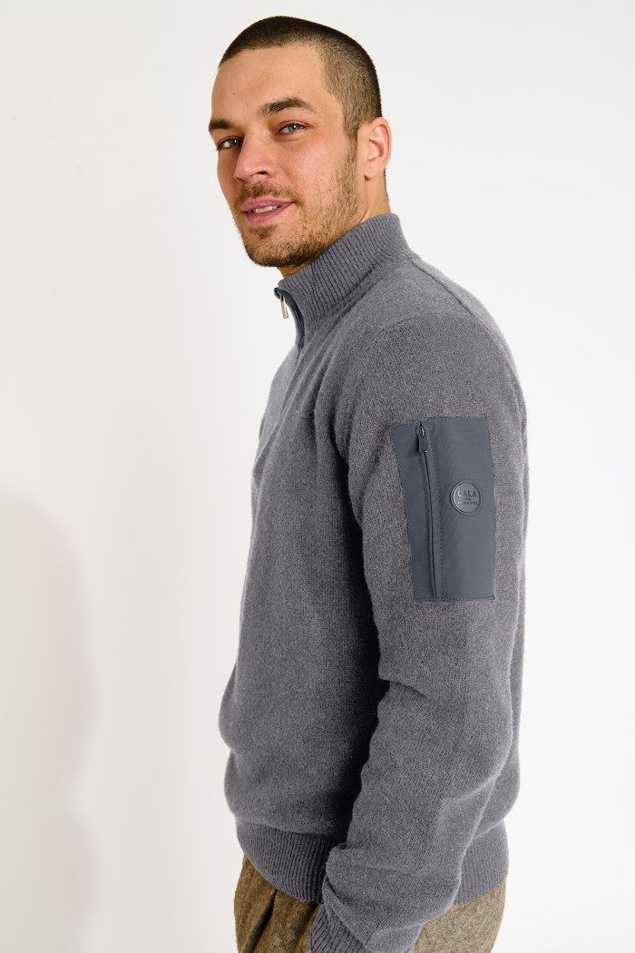 PULL CAMIONNEUR GRIS ANTHRACITE MARCO TREVISE