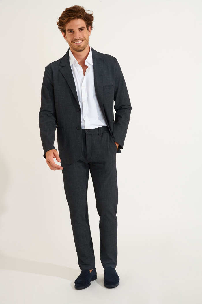 Veste de costume noir NIKO CANSIGLIA