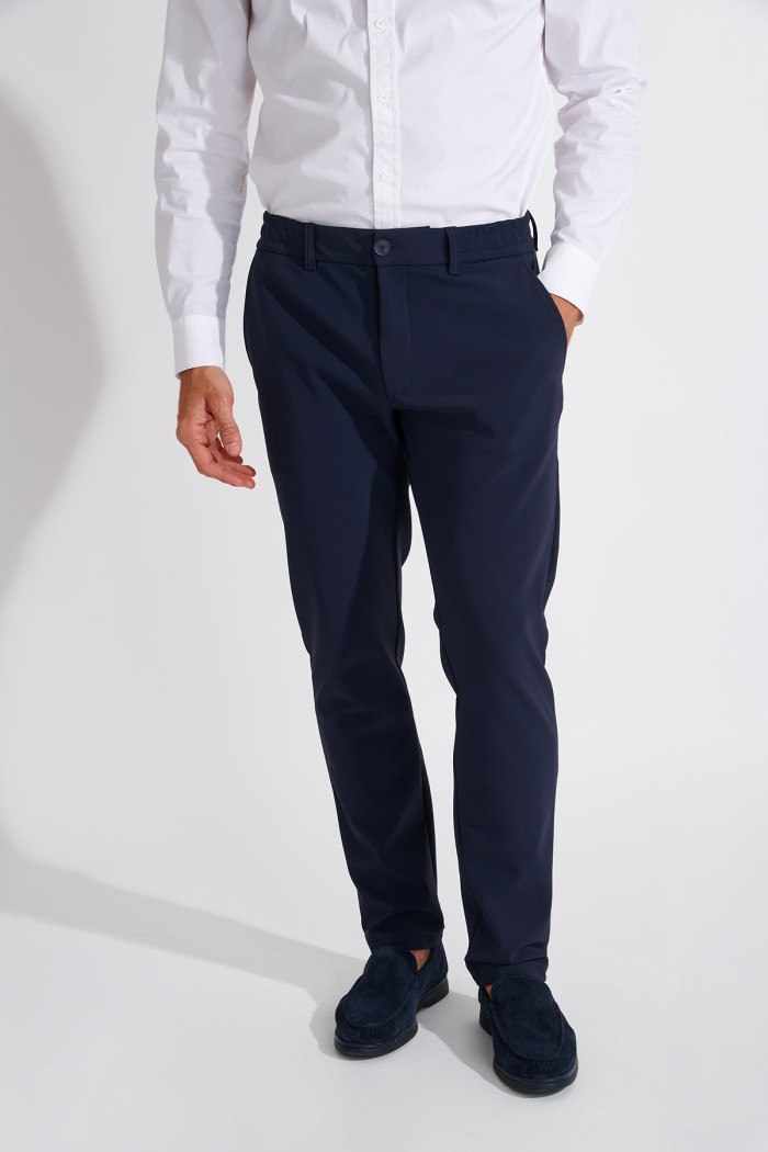 Pantalon marine SERGE MEGEVE