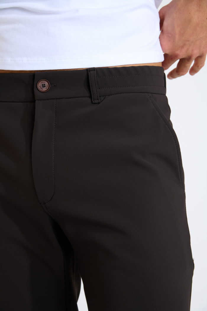 Pantalon marron SERGE MEGEVE