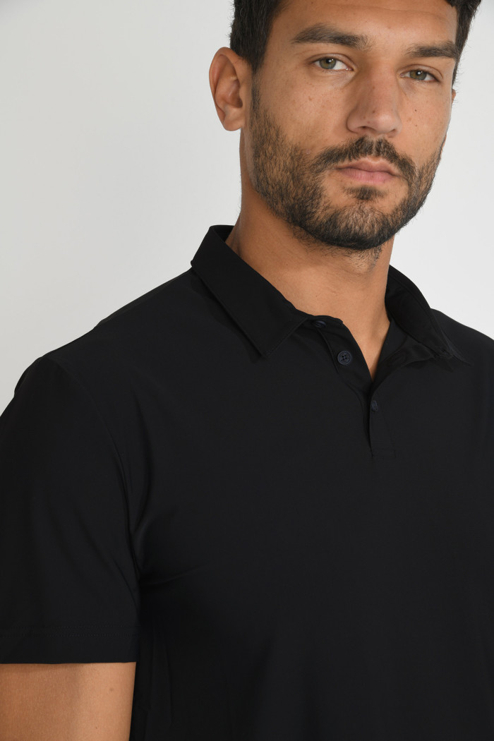 Polo noir VASCO BAIABLUE