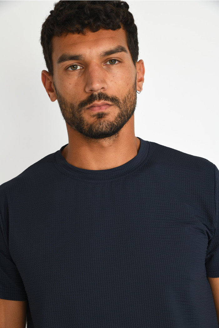 T shirt technique bleu marine CYRIL TRIESTE