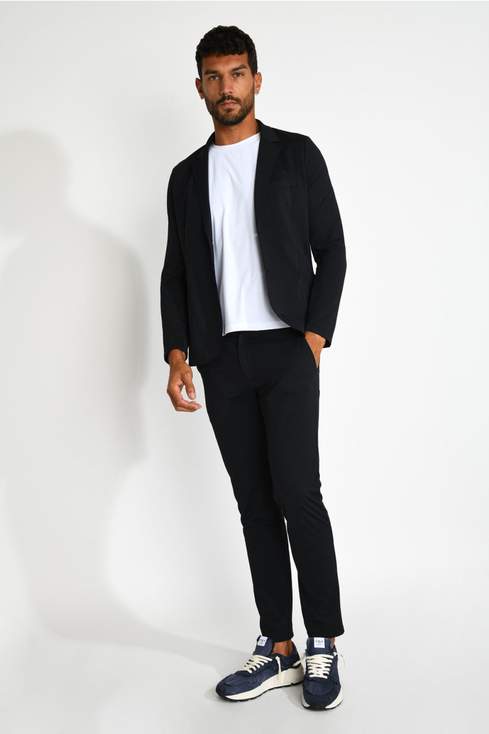 Veste de costume noir technique NIKO TRIESTE