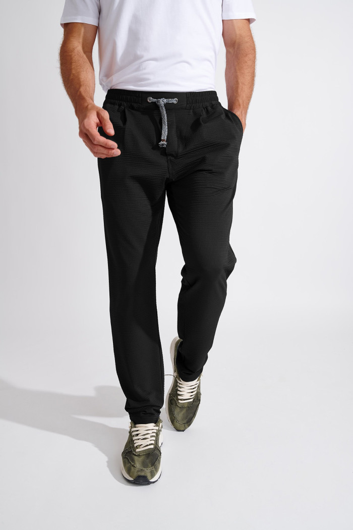 Pantalon noir PAOLO TRIESTE
