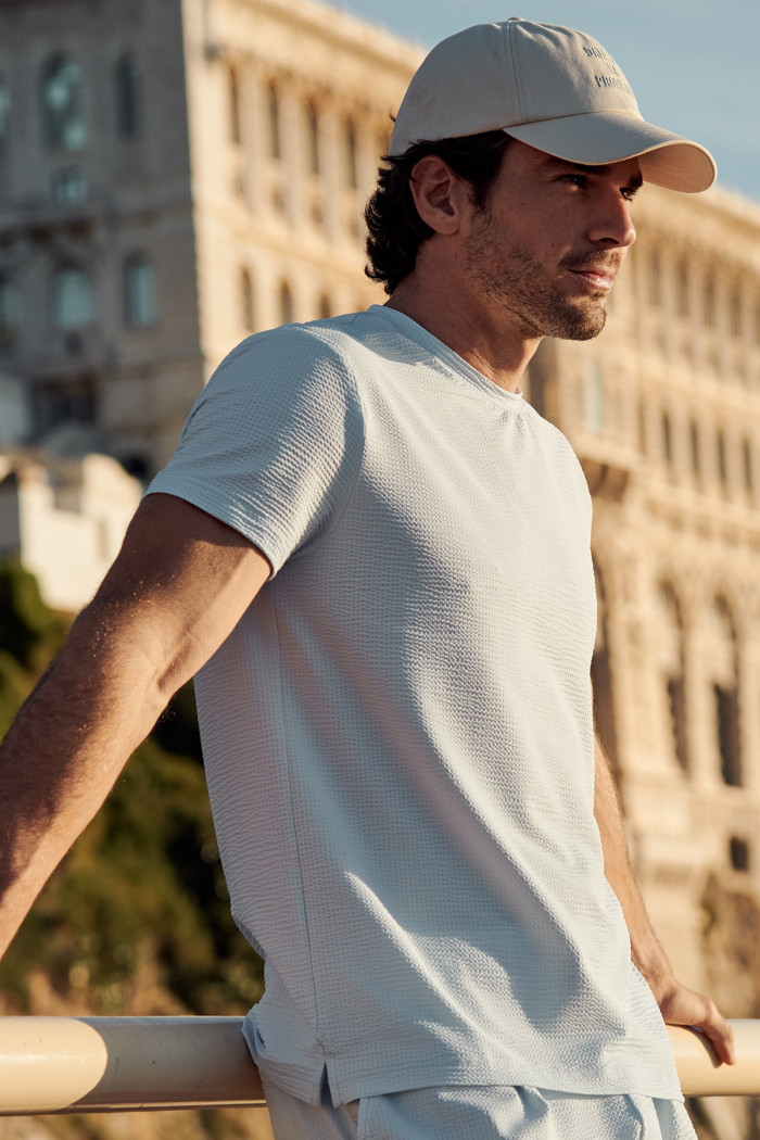 T shirt technique bleu ciel CYRIL TRIESTE