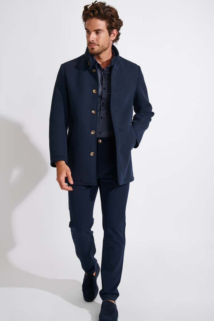 Manteau marine UMBERTO BERGAME