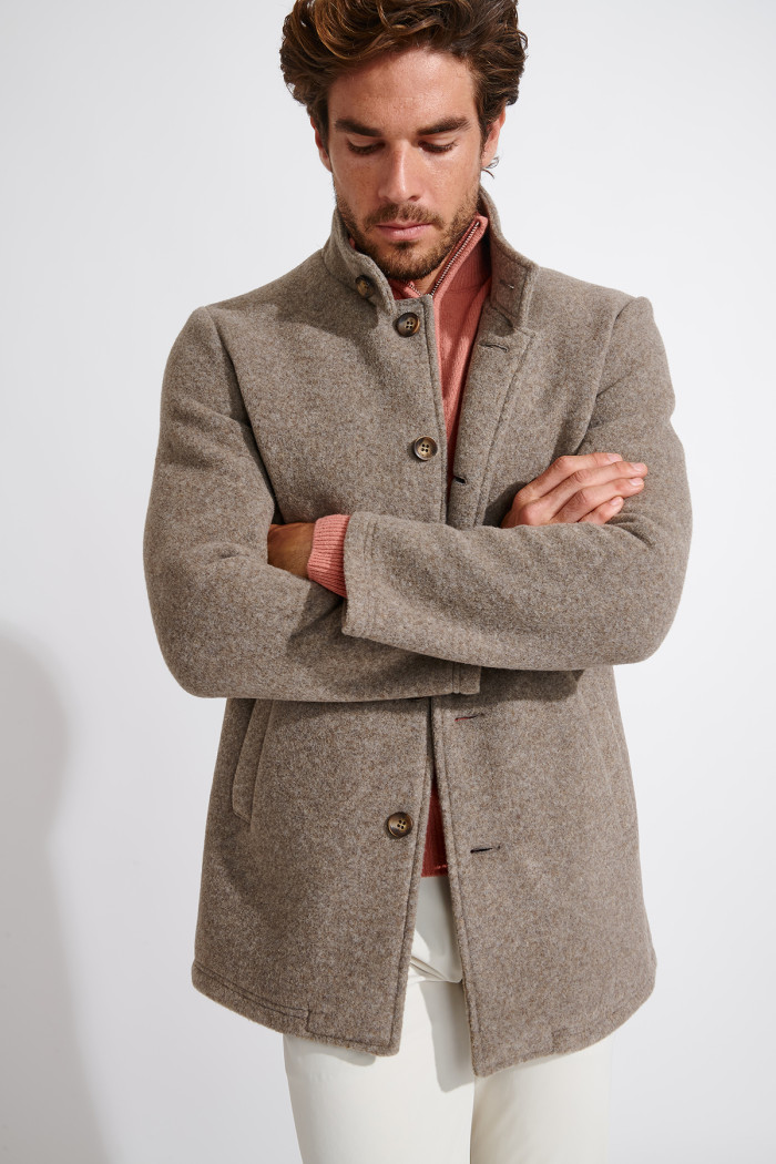 Manteau taupe UMBERTO TAIGA