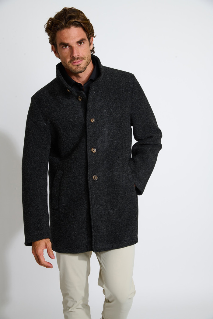 Manteau noir UMBERTO TAIGA