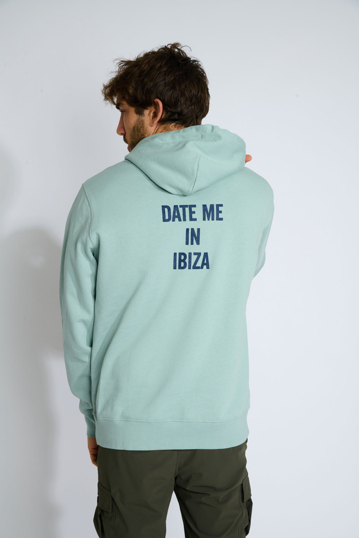 Sweat à capuche amande BASTIEN DATE ME IN IBIZA