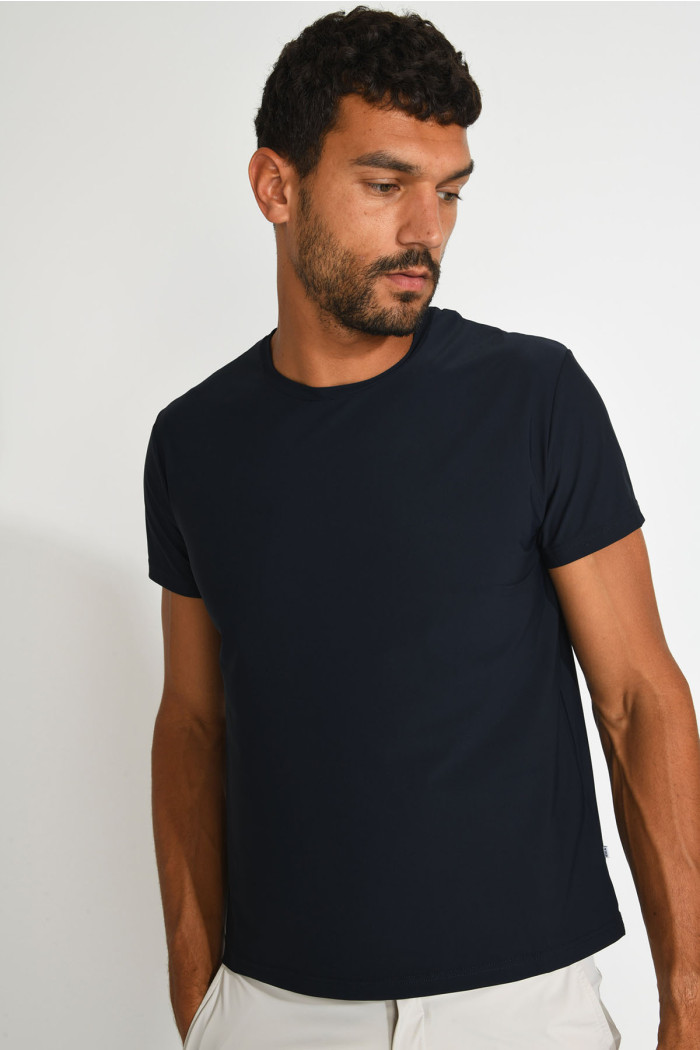 T shirt bleu marine CYRIL BAIABLUE
