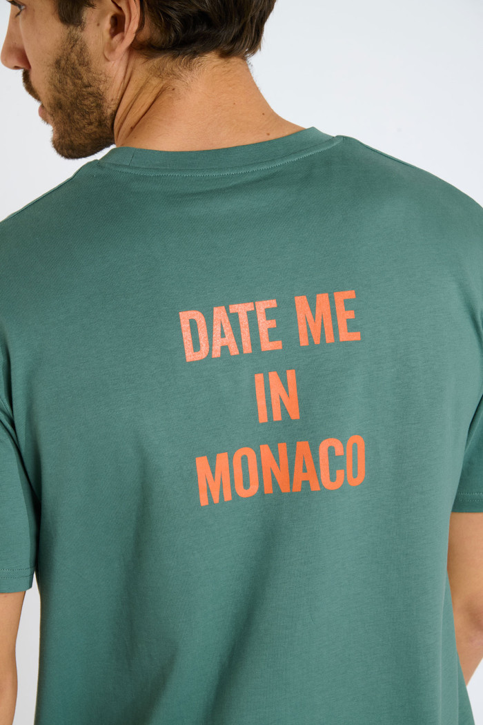 T-shirt vert MORGAN DATE ME IN MONACO