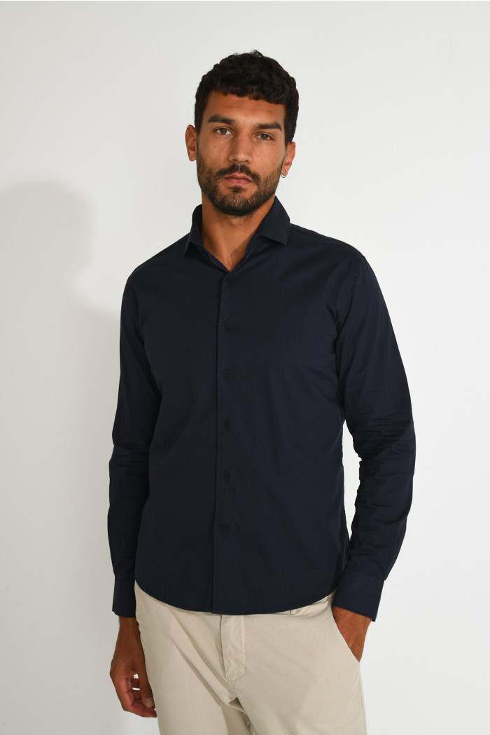 Chemise bleu marine QUENTIN CARARE