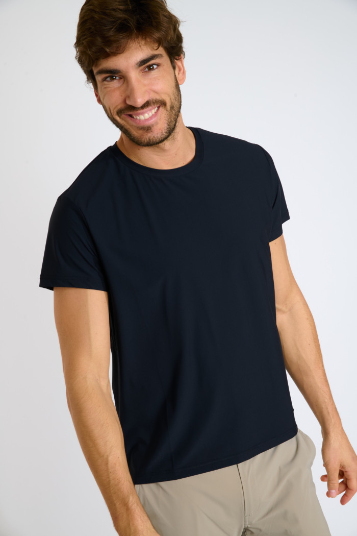 T shirt noir CYRIL BAIABLUE