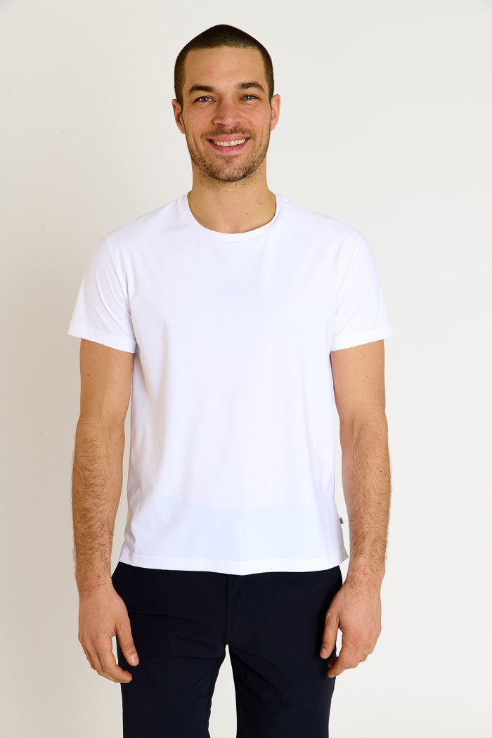 T shirt blanc CYRIL BAIABLUE