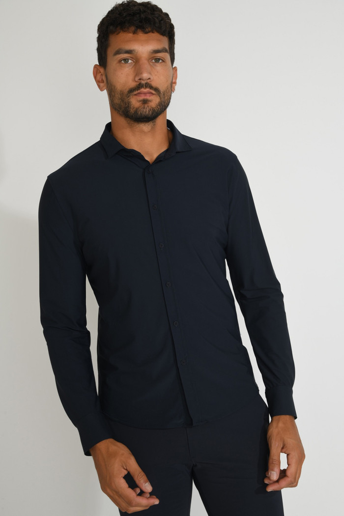 Chemise bleu marine technique JEAN BAIABLUE