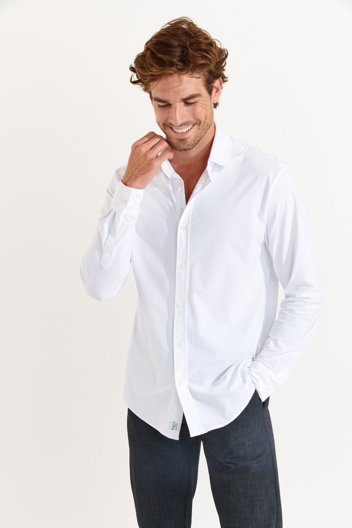 Chemise blanche technique JEAN BAIABLUE