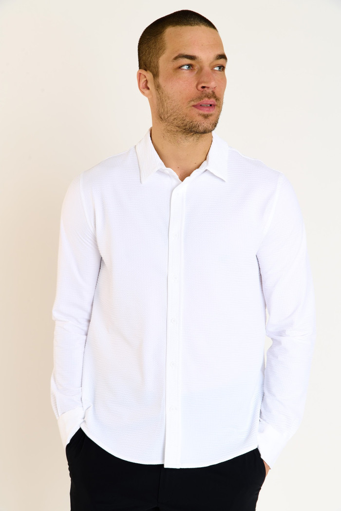 Chemise technique blanche JEAN TRIESTE