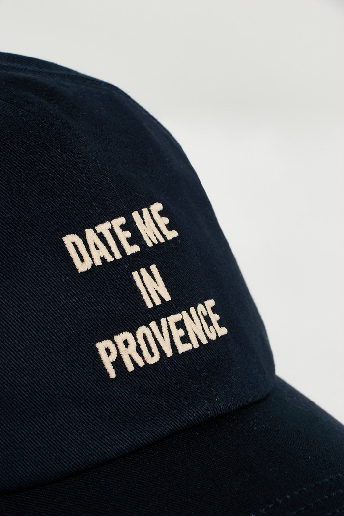 Casquette bleu marine LEO DATE ME IN PROVENCE