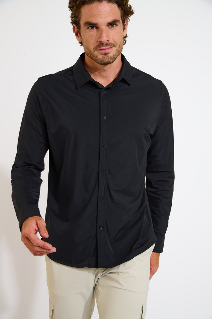 Chemise noire JEAN SIENA